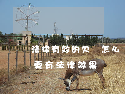 法律有效的欠條怎么寫(請問一下欠條怎么寫更有法律效果)