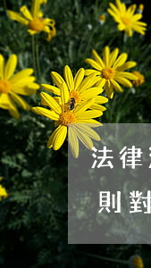 法律法規(guī)多公司的影響(民法總則對公司的規(guī)定的影響有哪些)