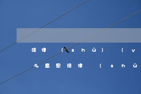 法律術(shù)語(yǔ)律師口卡是什么意思(法律術(shù)語(yǔ)律師口卡是什么意思)