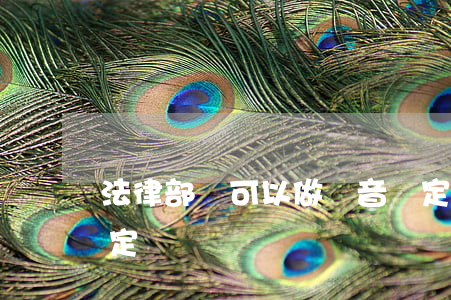 法律部門可以做聲音鑒定嗎(聲像資料司法鑒定)