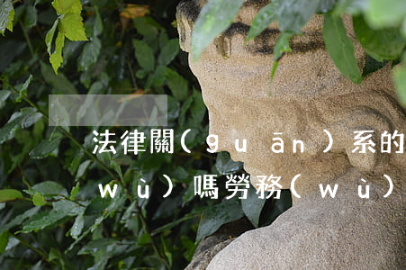 法律關(guān)系的客體可以是勞務(wù)嗎(勞務(wù)合同關(guān)系在法律上屬于什么關(guān)系?)