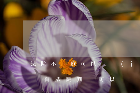 法院不開庭可以凍結(jié)賬戶嗎(銀行沒有法院判決可以凍結(jié)賬戶嗎)