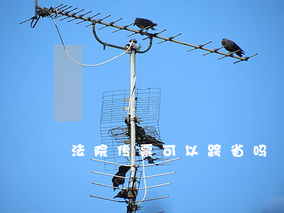 法院传票可以跨省吗