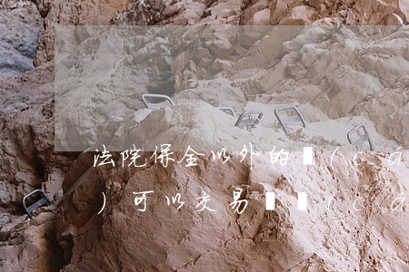 法院保全以外的財(cái)產(chǎn)可以交易嗎(財(cái)產(chǎn)保全后能申請法院拍賣嗎)