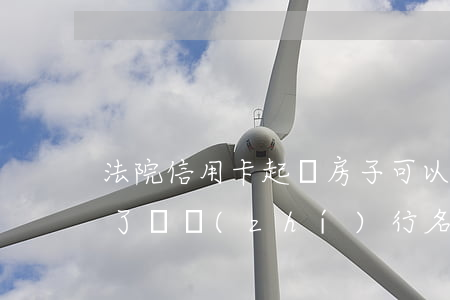 法院信用卡起訴房子可以賣嗎(被信用卡起訴了,會執(zhí)行名下房產(chǎn)嗎)