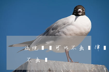 法院傳喚可以不去讓律師去嗎(民事傳喚可以不去嗎)