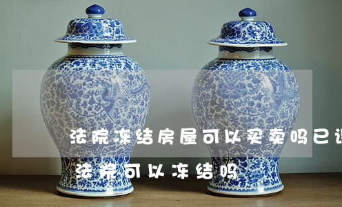 法院冻结房屋可以买卖吗(已设定抵押的房屋法院可以冻结吗?)