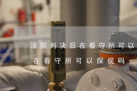 法院判决后在看守所可以探视吗(判决书下来在看守所可以探视吗)