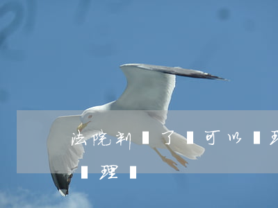 法院判決了還可以處理嗎(法院判決了還可以處理嗎)