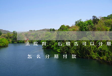 法院判決后被告可以分期付款嗎(法院判決后怎么分期付款)
