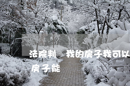 法院判給我的房子我可以拍賣嗎(法院拍賣的房子能賣嗎)
