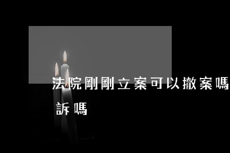 法院剛剛立案可以撤案嗎(法院立案了還能撤訴嗎)