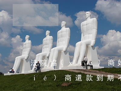 法院協(xié)商好后又逾期(法院協(xié)商還款到期不還怎么辦)