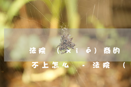 法院協(xié)商的還款計(jì)劃還不上怎么辦-法院協(xié)商還款后做不到會(huì)不會(huì)加重責(zé)任