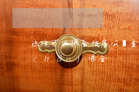法院可以保全住房公積金嗎(人民法院財產(chǎn)保全)