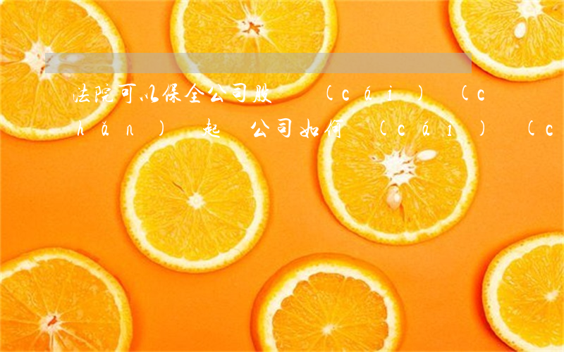 法院可以保全公司股東財(cái)產(chǎn)嗎(起訴公司如何財(cái)產(chǎn)保全)