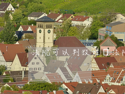 法院可以判改姓嗎(法院可以更改姓名嗎)