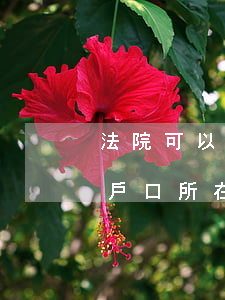 法院可以到派出所查戶口嗎(法院是不是要在戶口所在地法院起訴)