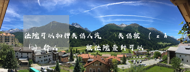 法院可以扣押失信人汽車嗎(失信被執(zhí)行人車輛沒被法院查封可以賣嗎)