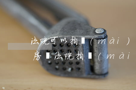 法院可以拍賣(mài)公產(chǎn)房嗎(法院拍賣(mài)的房)