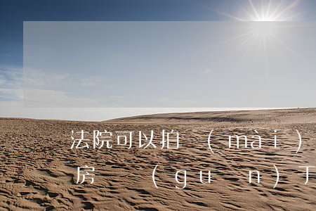 法院可以拍賣(mài)動(dòng)遷房嗎(關(guān)于法院拍賣(mài)的房子騰房規(guī)定)