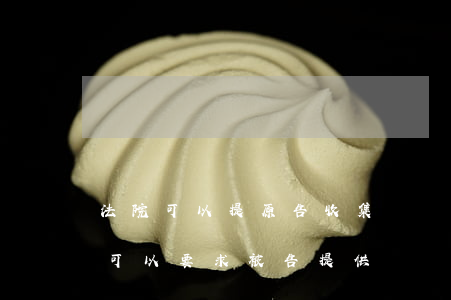 法院可以提原告收集證據(jù)嗎(法庭上可以要求被告提供證據(jù)嗎)