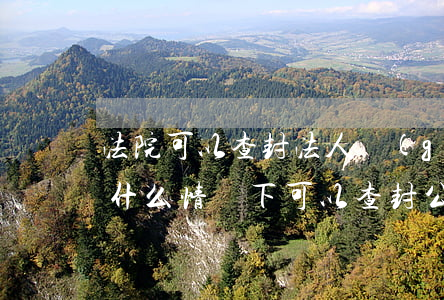 法院可以查封法人個(gè)人賬戶嗎(法院什么情況下可以查封公司帳號)
