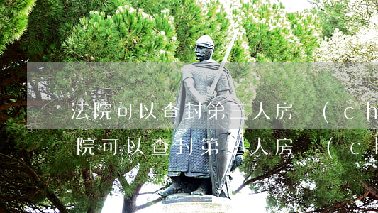 法院可以查封第三人房產(chǎn)嗎(法院可以查封第三人房產(chǎn)嗎)