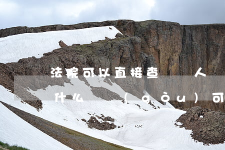 法院可以直接查詢個人財產(chǎn)嗎(什么機構(gòu)可以查詢個人財產(chǎn))