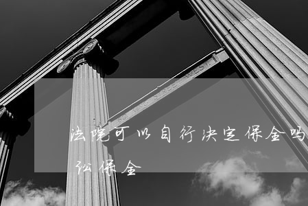 法院可以自行决定保全吗(什么情况下可以诉讼保全)