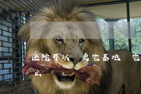 法院可以變更宅基地嗎(宅基地可以變更位置么)