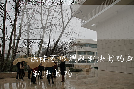 法院可以调取判决书吗(本人可以去法院调取判决书吗)