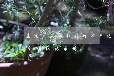 法院可以调取银行存单记录吗(存单取出来还能调取记录吗)