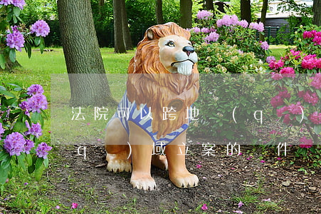 法院可以跨地區(qū)審判嗎(法院跨區(qū)域立案的條件)