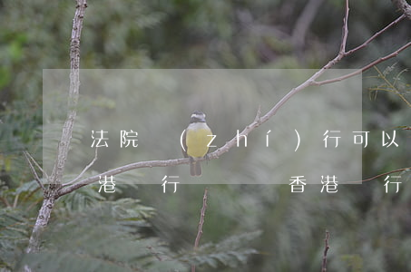 法院執(zhí)行可以凍結(jié)香港銀行帳戶嗎(香港銀行卡凍結(jié)了怎么辦)