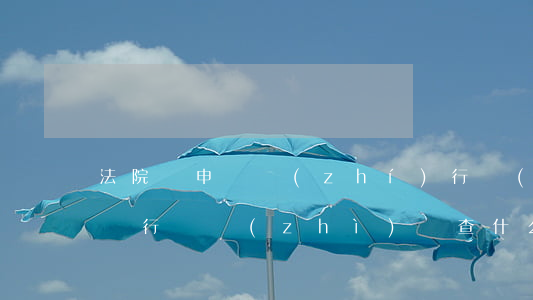 法院對申請執(zhí)行應(yīng)進行實質(zhì)審查什么
