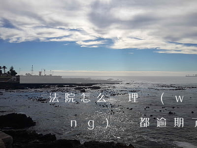 法院怎么處理網(wǎng)貸逾期(網(wǎng)貸都逾期了怎么正確處理)