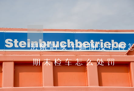 法院拍卖车逾期没年检怎么处理(拍卖车辆逾期未检车怎么处罚)