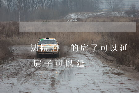法院拍賣的房子可以延遲過戶嗎(法院拍賣的房子可以延遲過戶嗎)