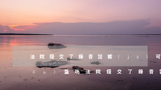 法院提交了錄音證據(jù)可以用優(yōu)盤嗎(法院提交了錄音證據(jù)可以用優(yōu)盤嗎)