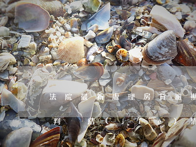 法院最新處理房貸逾期的案件（房貨逾期法院判決結(jié)清）