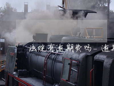 法院有逾期费吗-逾期费合法吗