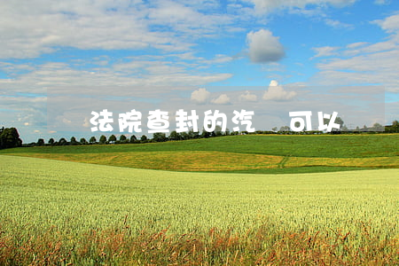 法院查封的汽車可以開嗎(查封車輛可以開嗎)