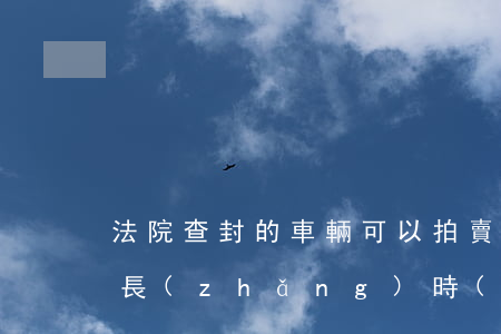法院查封的車輛可以拍賣嗎(法院查封車輛多長(zhǎng)時(shí)間會(huì)被拍賣)