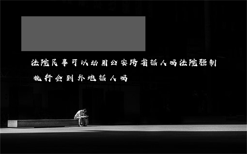 法院民事可以动用公安跨省抓人吗(法院强制执行会到外地抓人吗)