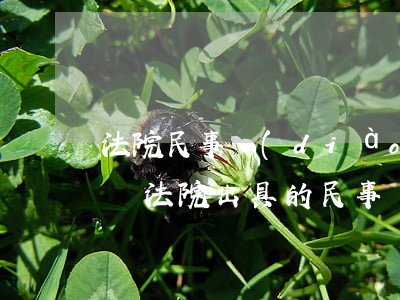 法院民事調(diào)解書一年可以起訴嗎(法院出具的民事調(diào)解書和判決書一樣嗎)