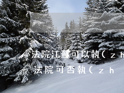 法院江蘇可以執(zhí)行住房公積金嗎(法院可否執(zhí)行住房公積金)