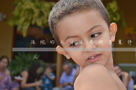 法院的人可以看所有案件嗎(法院里面有什么人)