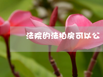 法院的法拍房可以公積金貸款嗎