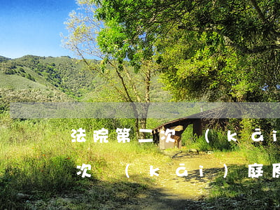 法院第二次開(kāi)庭可以不去嗎(第二次開(kāi)庭原告可以不到庭嗎)